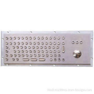 Digital Lcd Advertising Kiosk Metal Keyboard Round Key-tops 345.0*125.0mm